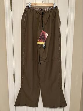 Mad Dog Gear Growler Hunting Pants Size Large Elastic Waist Waterproof Brown